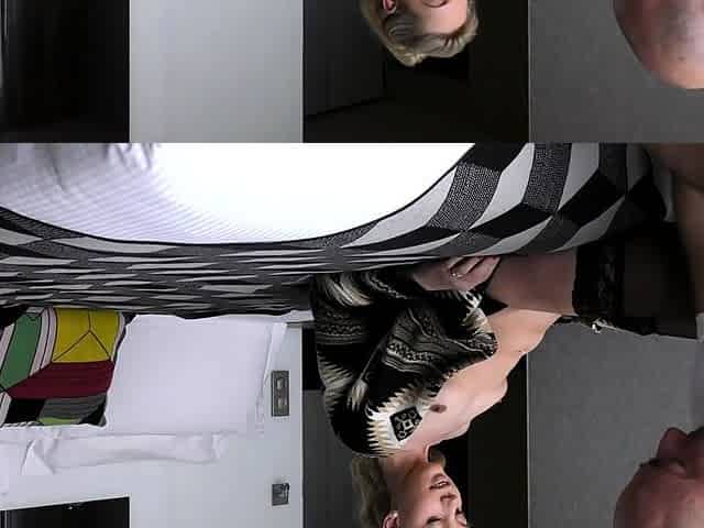 Hot blond threesome hardcore
