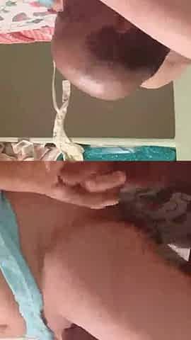 Sexy Lady with Beautiful Horny Eyes Loves Lover Cock
