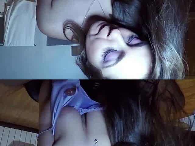 Miriam Prado gives a blowjob to a fetishist