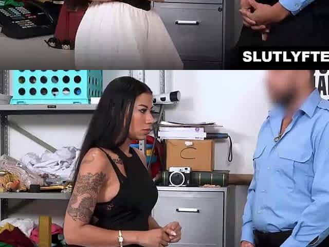 Politicians stepdaughter Ameena Green caught stealing by the officer