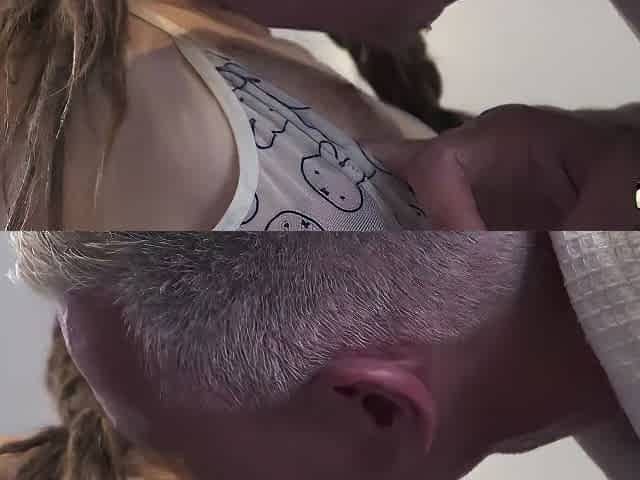Old Man Fucks Horny Young Girlfriend