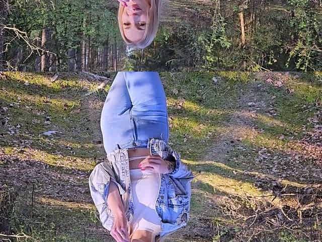 he fucked me hard while walking in the forest