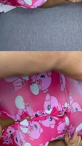 POV I Can't Resist Seeing My Roomate's Huge Tits in Pajamas and I Fuck Her