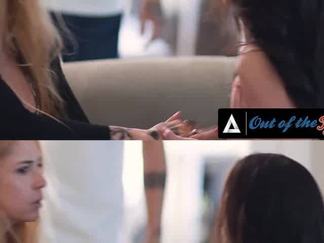 OUT OF THE FAMILY - My Stepson Caught Me Fucking His Crush And It Turns Into Hot Threesome