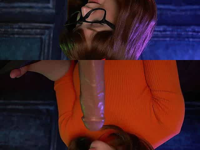Jinkies! Velma Lifts Hairy's Curse by Making Him CUM!