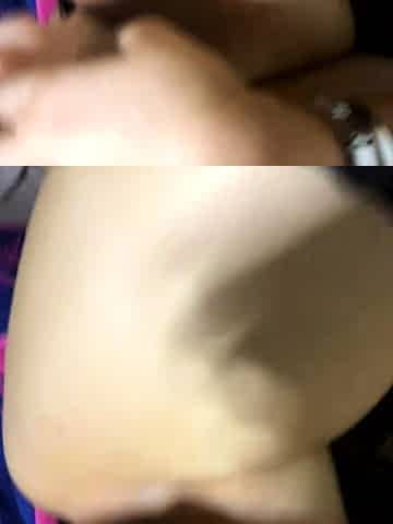 A super sexy brunette massages her big boobs