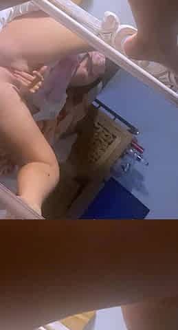 Pussy toying busty high heeled stunner solo pov masturbation