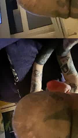 Alt tinder teen in crotchless pants takes a BWC