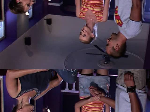 Lesbian mom seduces her son's gf to dirty sex