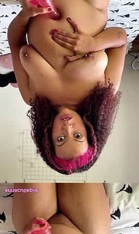 Bloated Belly Button Fucking with Dildo and Loud Farts