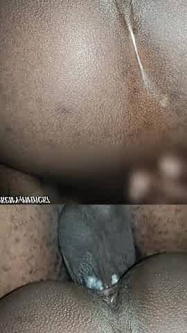 Hot Creampie Kenyan Ebony Babe Getting Banged Hard After Visiting Boyfriend.