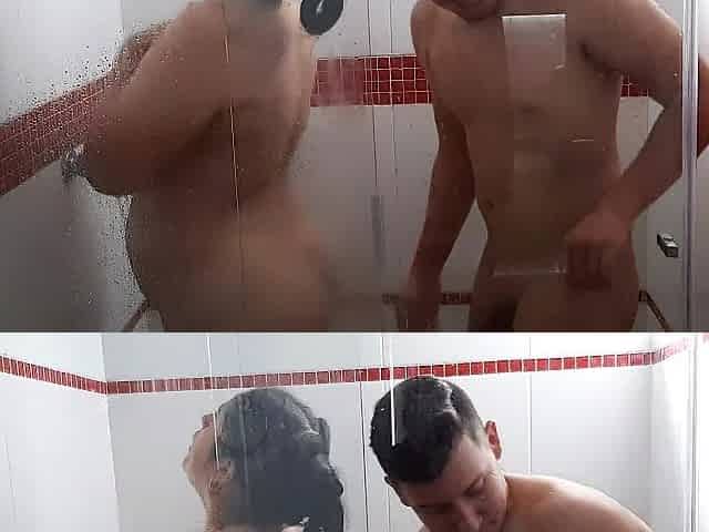 A agreeable shower with my pretty stepsister