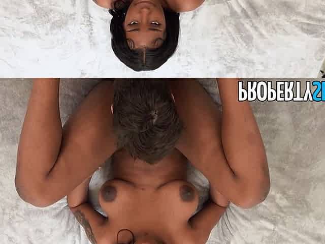 Landlord Fucks Hot Black Beauty With Amazing Big Tits and Big Ass
