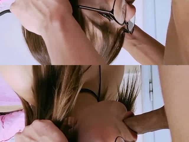 Classy amateur teen fucked deeply doggystyle