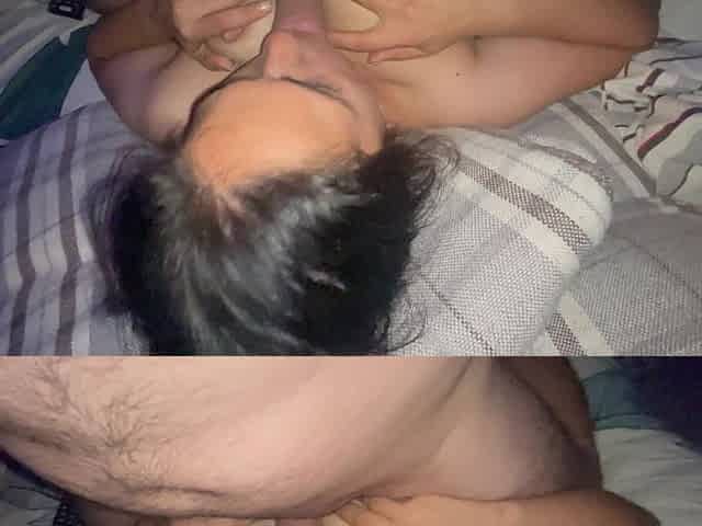 Step Dad Fucks Me Between My Tits and in My Mouth and Lets You Cum Into My Cunt
