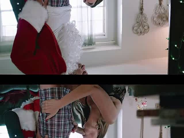 Gets An Intense Pussy Pounding From Tattooed Santa With Scott Nails And Christy Canyon