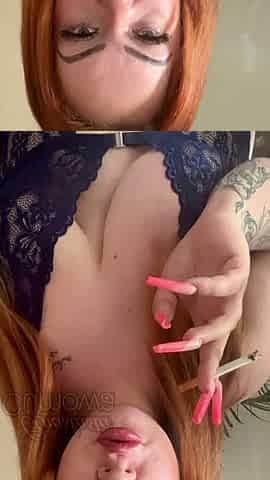 Anastasia just Smoking