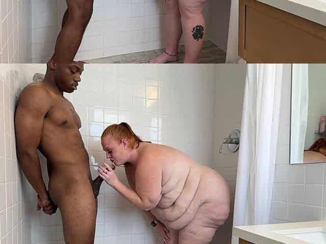 Bts with BBW Julie Ginger