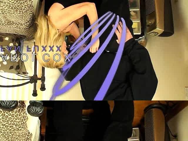 Blonde babe cumshot