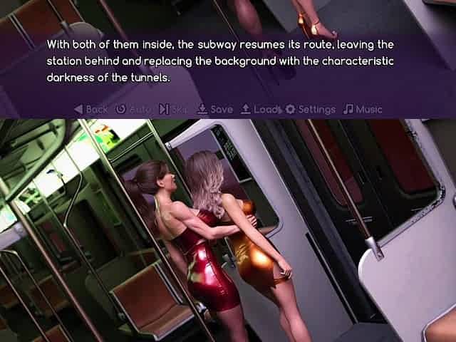 Kate Made Delphi to Squirt in Metro Train Before Reaching the Office