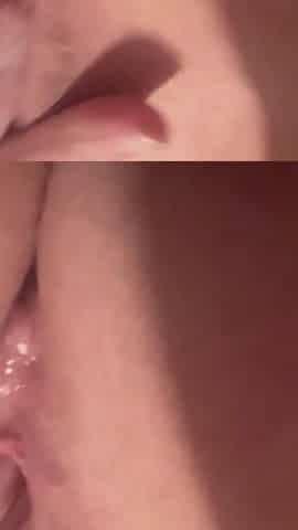 Horny Girl Fucks Ass and Pussy with Vibrator
