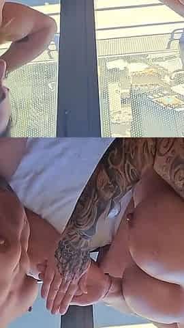 Oiled up Vegas Lesbians