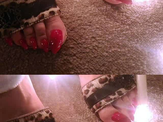 Three milfs and guy in foot fetish orgy