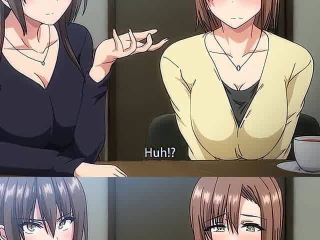 Large tits in 2 hentai comics