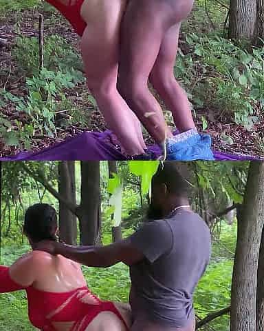 Pawg Mystic Ginger banging Trotzilla outsidee