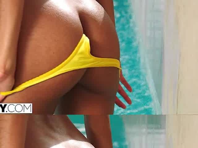 TUSHY Anal-loving beauty Mia lets her body do the talking