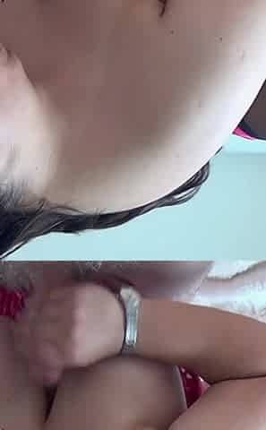 Short Chubster Kimberley Scott Jerks, Sucks and Fucks a Cock
