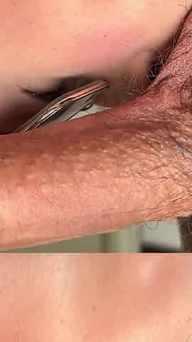 Wet Sloppy Foreskin Blowjob