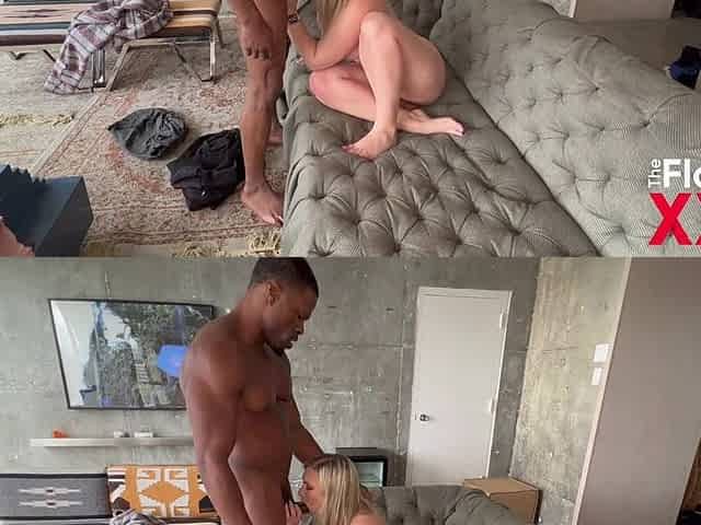 Slutty hotwife gets dicked deep by big black dick