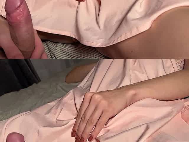 Roommate lets me rub her vagina throughout pants and i can't resist