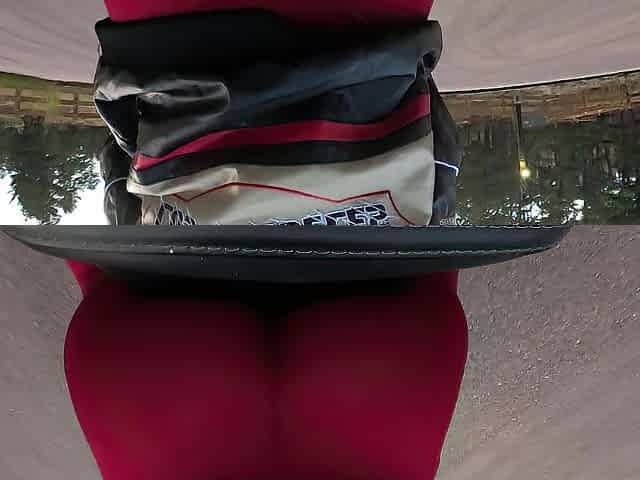 Large Butt Biker Rides Motorcycle With Light Up Booty Plug Compilation