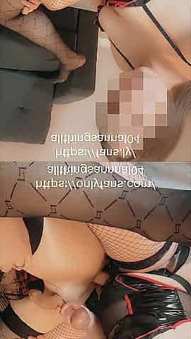Pegging my sissy & pulling at his balls - check out my links for full movie scene