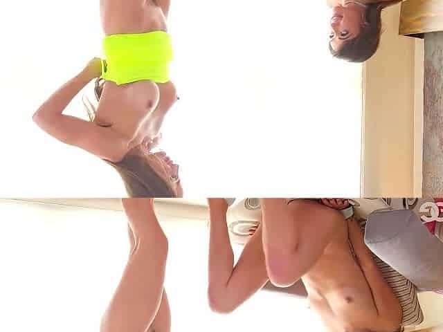 Adria Rae And Abigail Mac Sweet Lesbian Sex