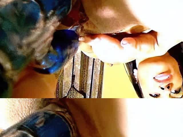 Cute amateur webcam teen girl toying pussy on webcam