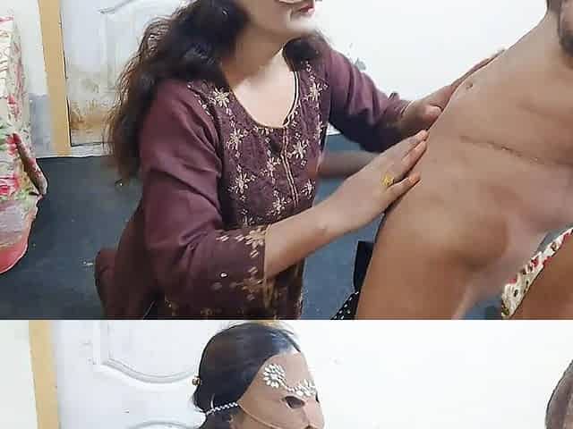 Hot Indian Maid Gets Big Cock in Doggystyle While Her Boss Change Shirt in Bedroom Amateur Sloppy Blowjob Hindi Audio