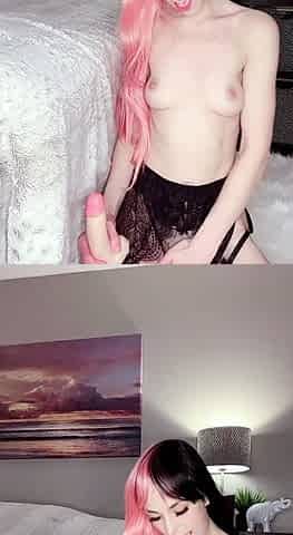 Awesome Amateur teen blonde toying pussy