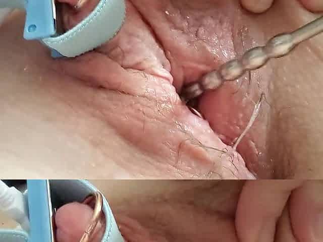 E-stim electric sounding: running a current from my peehole to my little jock