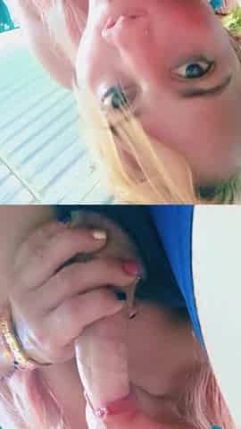 Fucking Sexy Barbystrawberry with Sexy Blue Panty Blowjob My Hard Dick Until Alot Cum Swallow All Very Nasty
