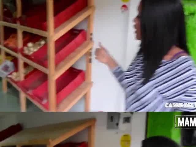 Mamacitaz - Large Butt Latin chick Luisa Chocolate Gets Her Black Cunt Railed