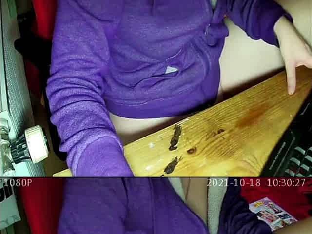 Masturbating on Secret Cam