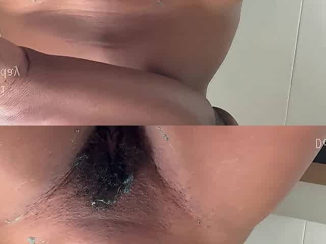 TELE Literaryvixe Super Hawt HIRSUTE Black Vagina Wax Sesh w/ Dani Doomsday