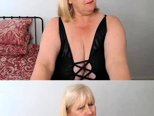 Blonde MILF with Big Boobs Playing Cam Free Porn