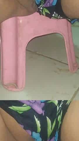 Watching the Whore and You Can See Her Open Pussy