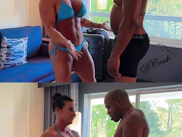 D Crush 1st Wrestling Match with Athletic Honey