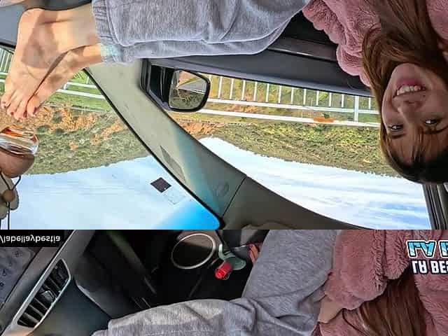 My Friend Loves My Feet and I Make Him a Nice Handjob with My Feet and I Turn My Wet Pussy on Him Ho