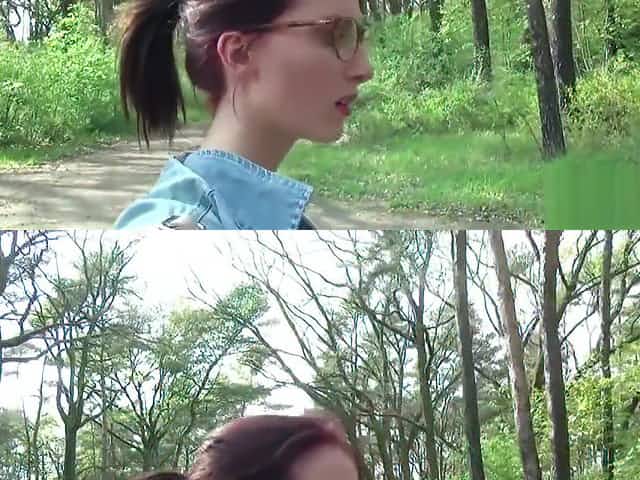 College Redhead Teen Lia In Public Casting
